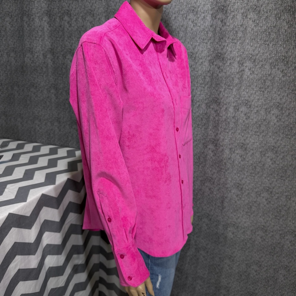 ZARA Soft Corduroy Shirt - Picture 14 of 16